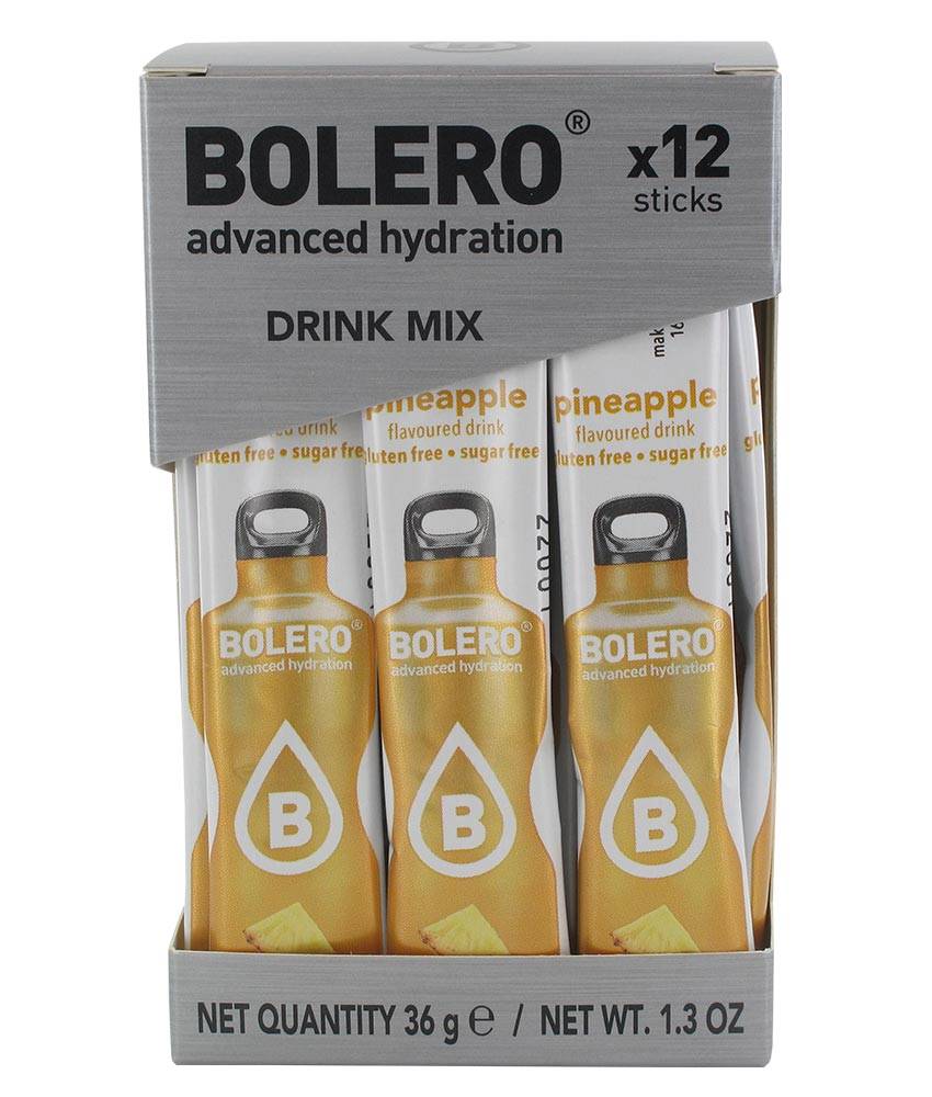 BOLERO Bolero Napój koncentrat 1 kcal Ananas 6g x 12 saszetek