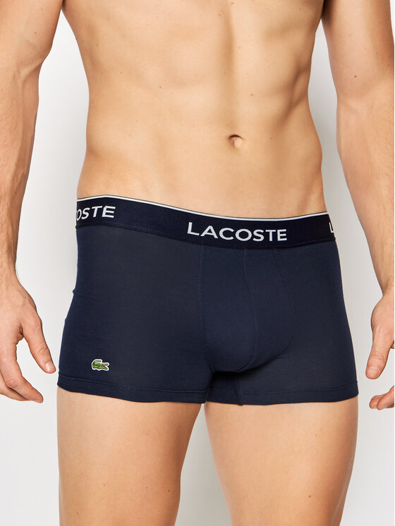 Lacoste Komplet 3 par bokserek 5H3401 Granatowy