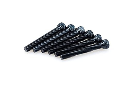 Puig 0540 N blister 6 śrub, M8, 55 mm, czarny