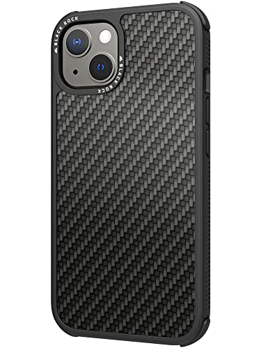 Black Rock - Etui Carbon Robust Case Real Carbon pasuje do Apple iPhone 13 I Karbon etui na telefon komórkowy, Fiber Cover (Carbon czarny)