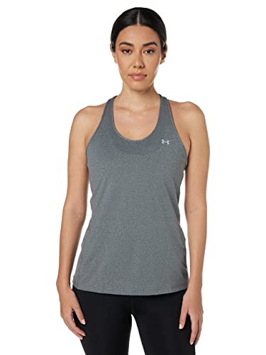 Under Armour Hg Armour Racer damski tank top, Skok szary jasny wrzosowy/metaliczny srebrny, M 1328962-012-M