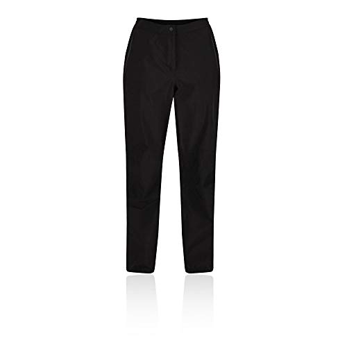 Regatta Regatta Damskie damskie Highton wodoodporne oddychające Isotex 10 000 strech bez podszewki spodnie overpants Czarny S RWW357L 80050