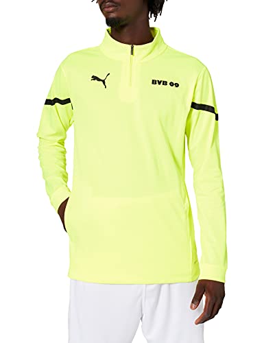 PUMA PUMA Męska koszulka BVB Prematch z suwakiem 14 Safety Yellow-puma Black 3XL 764299