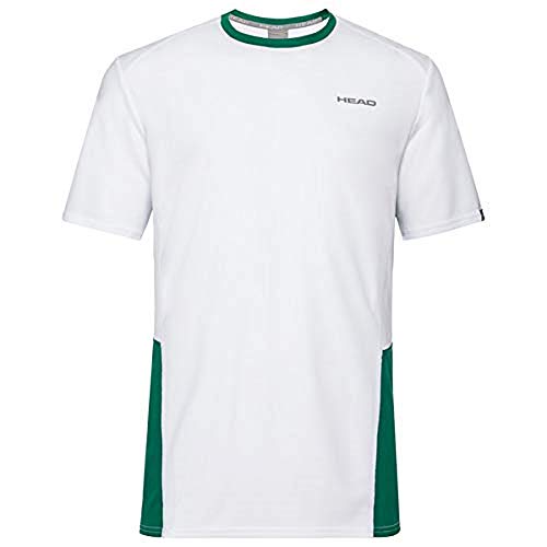 Head Club Tech T-Shirt męski M, biały/zielony, S