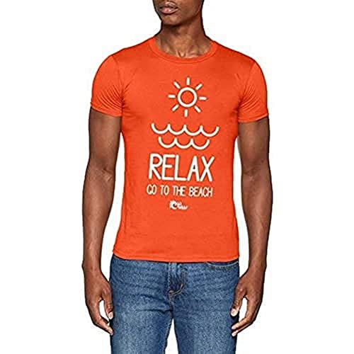 Cressi Beach Cressi Beach Męska koszulka RELAX GO TO THE BEACH, biała, średnia XVA946103