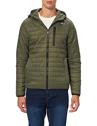 Hurley Męska kurtka M Balsam Quilted Packable Jacket M Balsam Quilted Packable Jacket Newprint Or Black/Wht XL H6N135F1CI