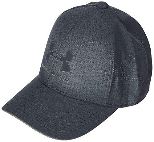 Under Armour Regulowana czapka z daszkiem dla chłopców Szary Szary/czarny (012) S 1361552