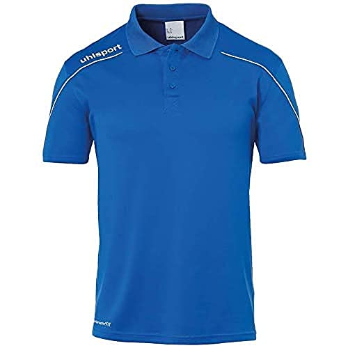 Uhlsport Polo Stream 22 męska koszulka polo niebieski niebieski/biały L 4051309792383