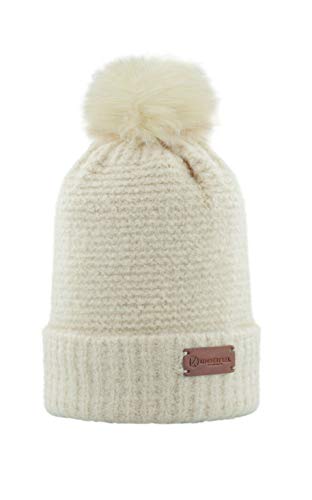 Kimberfeel Czapka damska Mery, kaptur, MeryBeigeTU, biała, rozmiar uniwersalny MERYBeigeTU