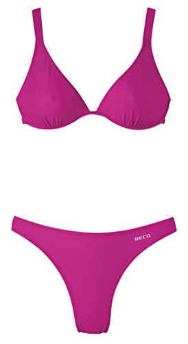 Beco damski strój kąpielowy z fiszbinami bikini różowy, 42