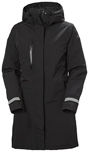 Helly Hansen Helly-Hansen Damski płaszcz przeciwdeszczowy W Ins Adore izolowany, czarny, XL 53655