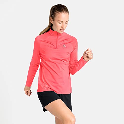 Odlo Damska bluza Midlayer 1/2 Zip Essential Ceramiwarm Siesta L 313641