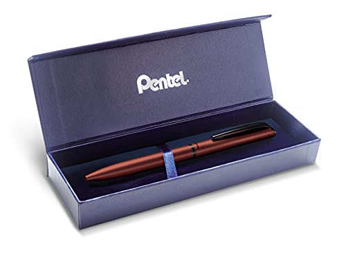 Pentel BL2507B-BOX EnerGel High-Class długopis żelowy – ekskluzywne wykonanie w pudełku na prezent – kolor koperty czerwony, 1 sztuka (1 opakowanie)