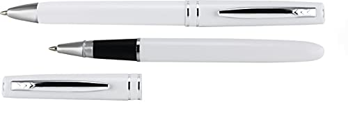 MPM-QUALITY Zestaw długopis i roler kolor biały A10,3478.00