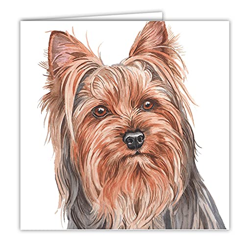 Maturi Waggy Dogz otwarta kartka z życzeniami - karta dla psa Yorkshire Terrier - autorstwa Christine Varley 441032