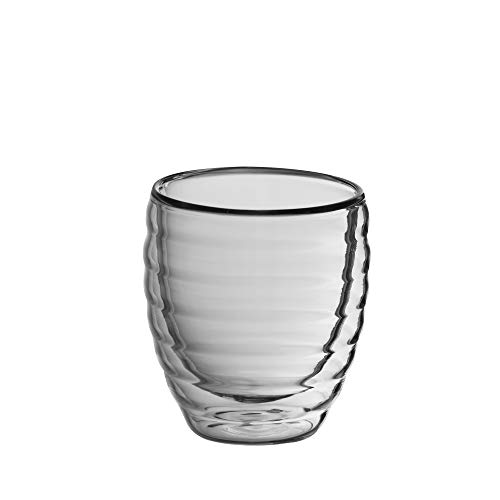 Kela szklanka do cappuccino, Cesena, 2-częściowy, dwuścienny szkło, 200 ML,,,,, 12411,,,,, przezroczysty 12410