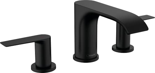 Hansgrohe 75033670 Vivenis 3-otworowa bateria umywalkowa 90 z kompletem odp$166ywowym czarny matowy