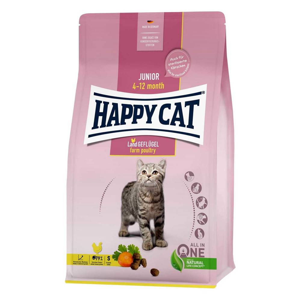Happy Cat Supreme Junior, drób - 2 x 10 kg