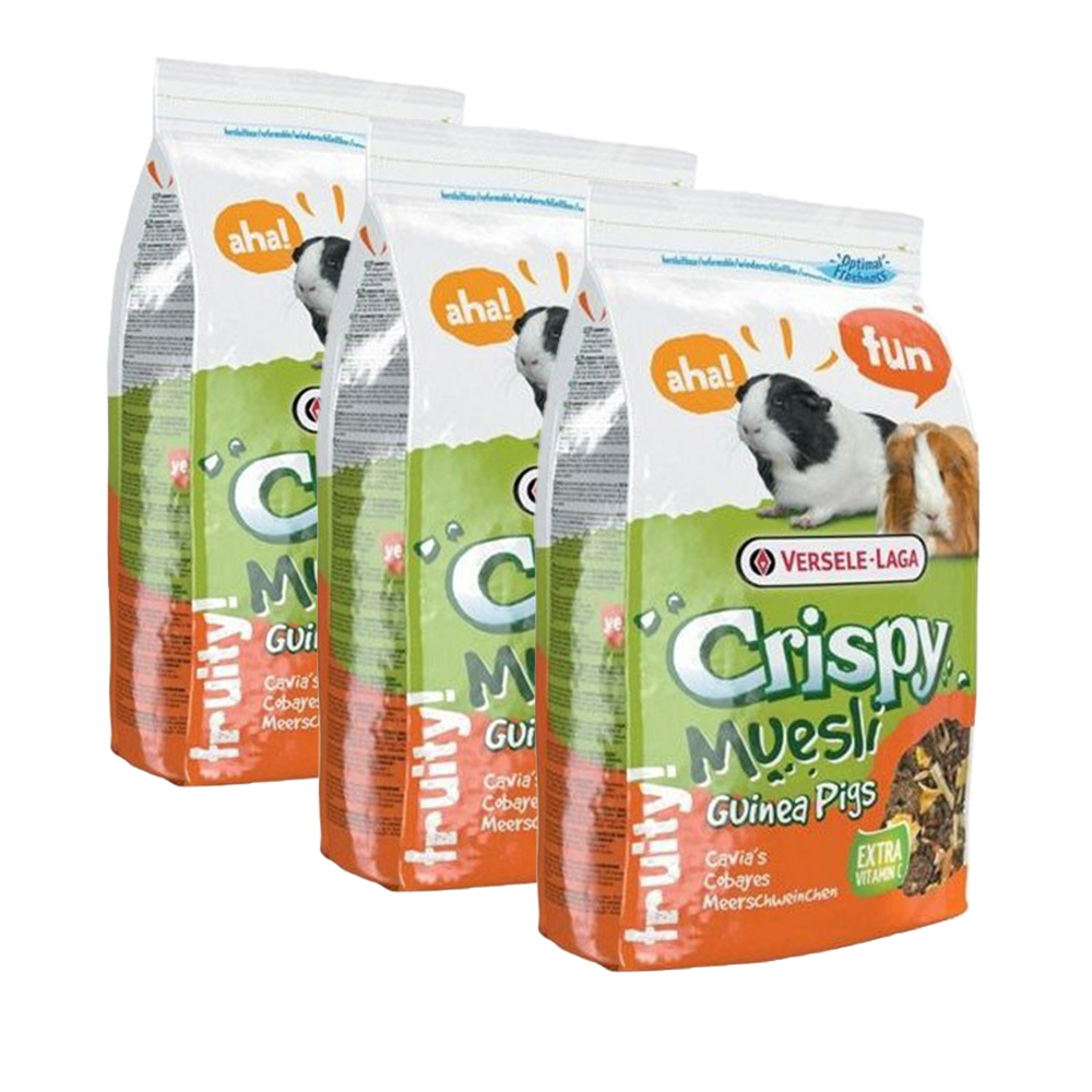 Versele-Laga Crispy Muesli Guinea Pigs 3x1 kg 51524-uniw