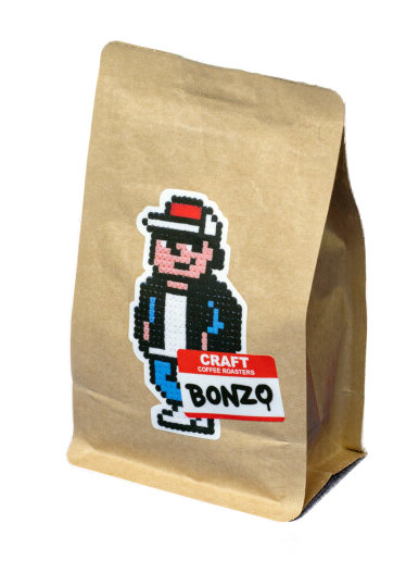 CRAFT COFFEE ROASTERS Kawa ziarnista Craft Bonzo 250g 9454-uniw