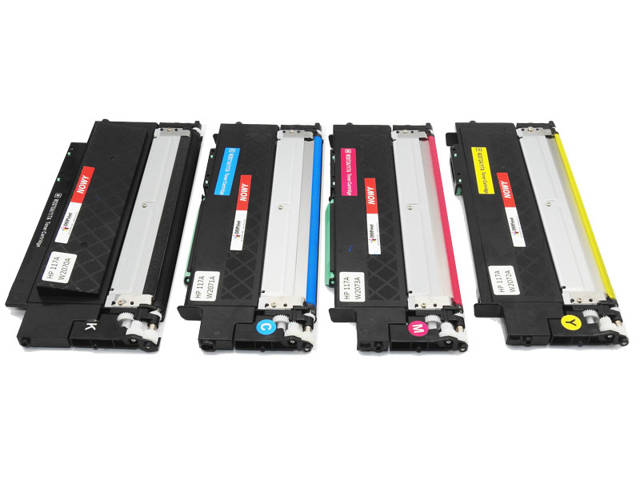 4x Zamiennik HP 117A W2070 Zestaw tonerów marki DDPrint do HP LASER 150 178 179