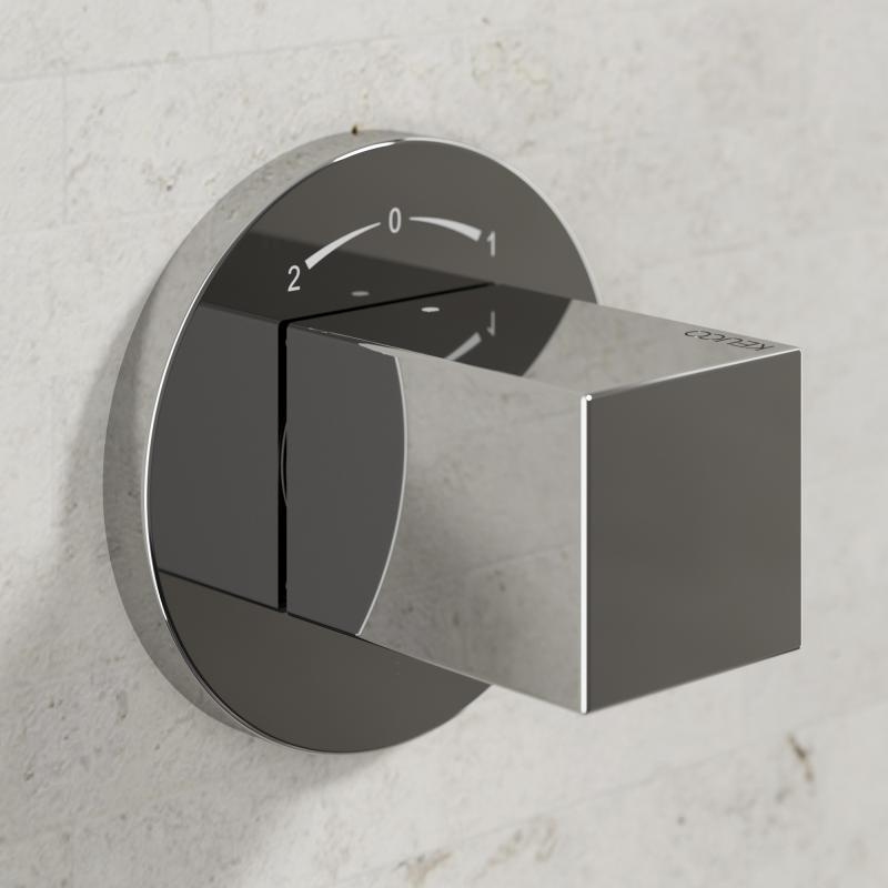 Keuco Edition 90 Zawór odcinająco przełączający 3-drożny chrom 59049010001
