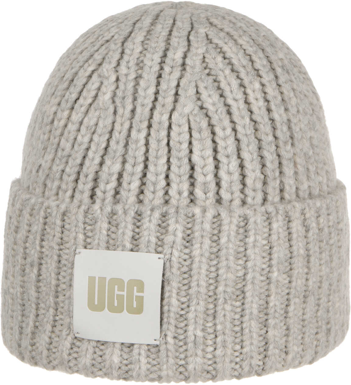 Czapka Beanie Chunky Rib by UGG, jasnoszary, One Size