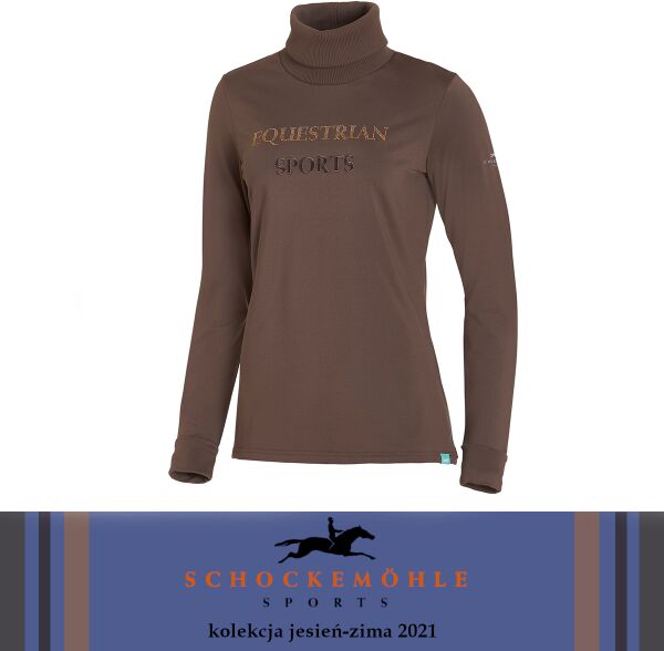 Schockemohle Bluzka damska ALUNA.SP Style AW21 - walnut
