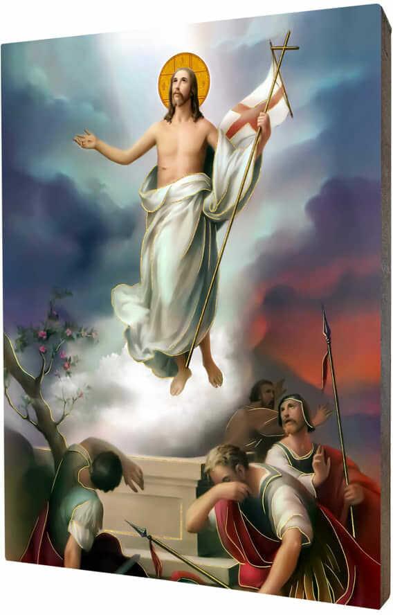 Art christiana Ikona Chrystus Zmartwychwstały ACHI126