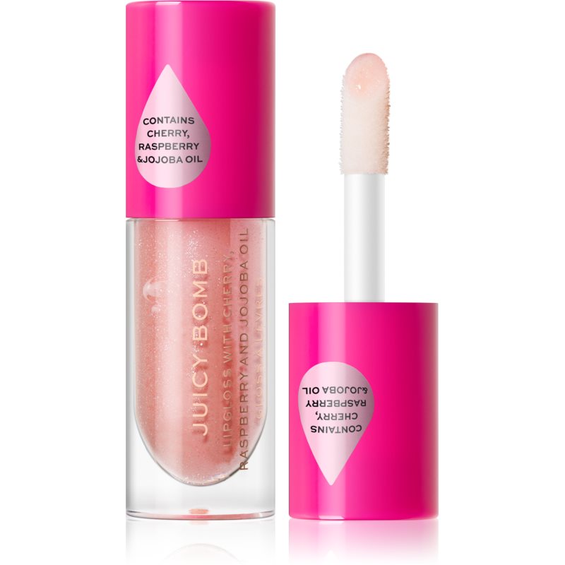 Makeup Revolution Juicy Bomb nawilżający błyszczyk do ust odcień Watermelon 4,6 g