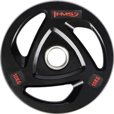HMS TOX10 CZARNY TALERZ OLIMPIJSKI OGUMOWANY 10 KG