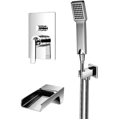 Omnires CASCADE bateria wannowa podtynkowa kompletna BWPK CR CHROM