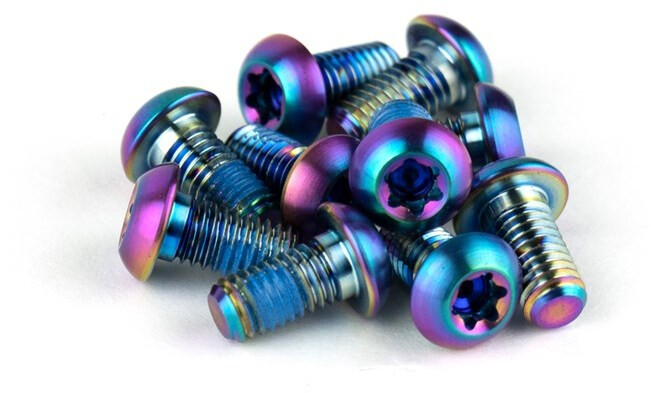 Sram Titanium T25 Śruby do wirnika 12 cz., kolorowy 2022 Akcesoria do hamulców tarczowych 402100121