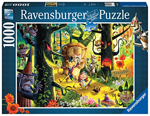 Ravensburger Puzzle 16566 - lew, tygrys i niedźwiedź - 1000 elementów puzzle dla dorosłych i dzieci od 14 lat, puzzle ze zwierzętami