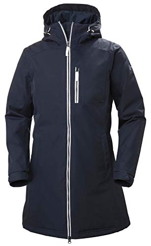 Helly-Hansen Helly Hansen Damska długa Belfast zimowa 3 w 1 odpinana izolator, wodoodporna kurtka granatowy M 62395-597-Medium