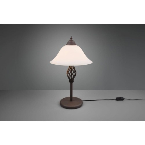 Trio Rustica lampa stołowa 2-punktowa brązowa 501000224