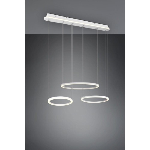 Trio Morrison LED lampa wisząca 3-punktowa biała 323610331 323610331