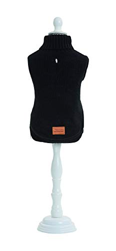 Croci C7074844 Rollkragenpullover, Stoccolma Schwarz, 55 Cm