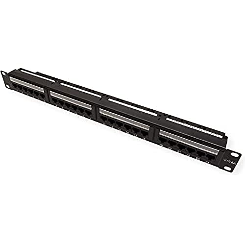 Value Value VALUE 19" PatchPanel Cat6a 24 Ports UTP Black