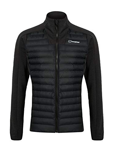 Berghaus męska kurtka termoizolacyjna Hottar hybrydowa, czarna, XL 4A000765