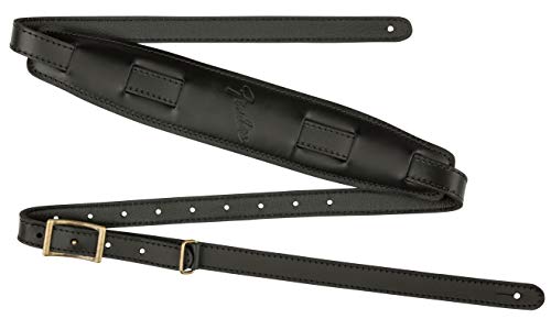 Mustang Fender Fender VINTAGE SADDLE STRAP pasek do gitary ze skóry - długa wersja - kolor: czarny 0990689106