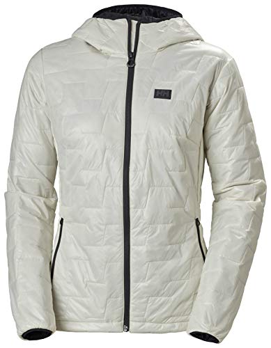 Helly Hansen Helly-Hansen Damska kurtka z kapturem Lifaloft Hooded Insulator biały śnieg S 65626
