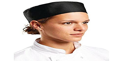 Whites Chefs odzież A206-S czapka szefa kuchni, czarna
