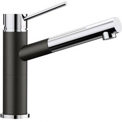 Blanco ALTA-S Compact Silgranit-Look Czarny/Chrom 526161
