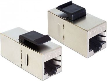 Delock Moduł Keystone RJ45F->RJ45F, Cat.5e ekranowany 86204