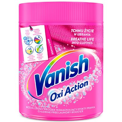 Vanish Oxi Action odplamiacz do tkanin w proszku 625g