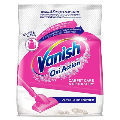 Benckiser Proszek Vanish Clean & Fresh do dużych powierzchni dywanów 650 g