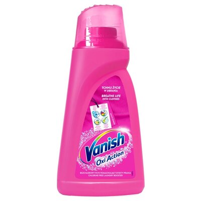 Vanish Oxi action odplamiacz do tkanin w płynie 1.5l 1500ml