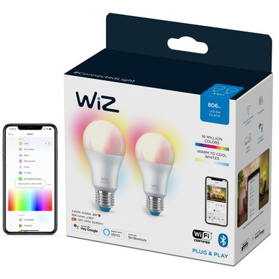 WIZ Żarówka Led Wiz 8W E27 2Szt WIZ