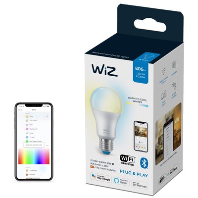 WiZ WiZ żarówka LED E27 A60 8W 806lm 2700-6500K 8718699787035 8718699787035